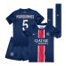 Maillot de foot Paris Saint-Germain Marquinhos #5 Domicile vêtements enfant 2024-25 Manches Courtes (+ pantalon court)